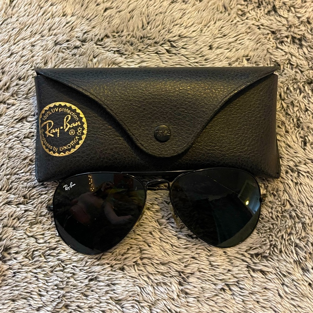 RAY-BAN AVIATOR TOTAL BLACK